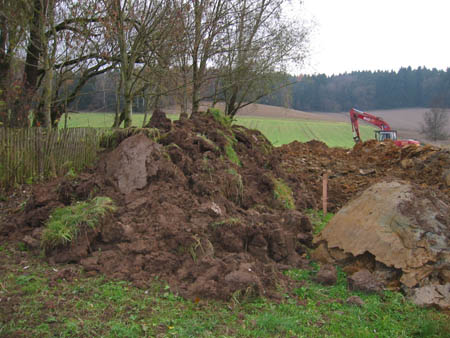 Buddeln f&uuml;r die Heizung